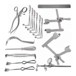 Juego de Instrumentos Quirúrgicos Manuales de Acero Inoxidable para Cirugía Abdominal Básica, Cirugía General, Laparotomía Menor Nasal y Ortopedia - Product Image 5