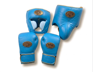 Quality <b>Boxing</b> Training <b>Set</b> with Protective Head Guard and Lace Closure Gloves for Practice and Workout Sessions - Product Image 3