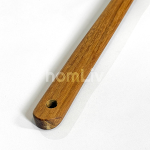 Cuchara de Madera de Teca Natural OEM con Mango Largo, Cuchara de Sopa de Madera Hecha a Mano, Cuchara para Remover Ecológica, Utensilios de Cocina Sostenibles - Product Image 3