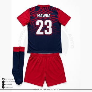 Mawra Premium Custom Soccer Uniforms Unisex Lightweight Sublimation Print Team Jersey Athletic Training Match <b>Kits</b> Wholesale OEM - Product Image 5