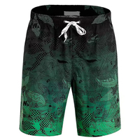 Short de bain homme nouvelle collection anti-rides, écologique, léger, en polyester/coton, avec cordon de serrage, taille mi-haute, séchage rapide, respirant