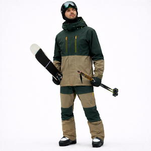 La Mejor Opción: Trajes de Esquí para Hombre y Mujer, Conjunto de Snowboard para Invierno, Impermeable, Cortavientos, Transpirable, Ecológico, con Cremallera y Capucha de Polartec - Product Image 1