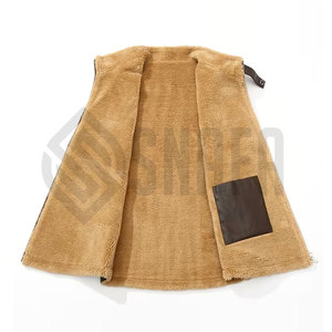 Chaleco de Cuero para Hombre, Venta al Por Mayor, Servicio OEM, Nuevo Modelo, Resistente al Viento y Transpirable - Product Image 5