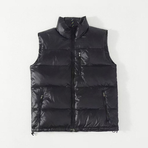 Breathable Zipper Winter <b>Vest</b> Stand Collar <b>White</b> Duck <b>Men</b> Women Classic Casual Warm Filled - Product Image 3