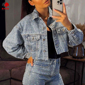 Chaqueta Vaquera Personalizada Ryan Pro Gear para Mujer, Tejido Transpirable y Cómodo con Logotipo Personalizado, Diseño OEM - Product Image 3