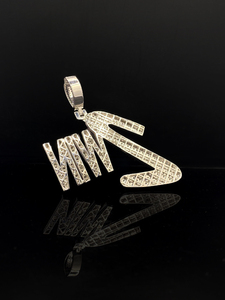 Pendentif Couronne de Luxe pour Homme The Ice Legacy Plaqué Or et Or Rose avec Diamants CZ Style Hip Hop pour Fête et Cadeau - Product Image 2