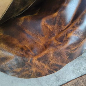 Láminas de Cuero Premium con Acabado Desgastado, Cuero Genuino de Grano Completo Crazy Horse para Hacer Diarios y Manualidades - Product Image 5