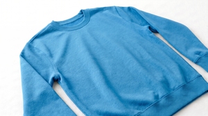 เสื้อสเวตเตอร์คอกลมสีฟ้าอ่อน ทรงปกติ สีพื้น ผ้าถักลำลอง 100% ผ้าฝ้าย สำหรับใส่ในฤดูใบไม้ร่วง - Product Image 4