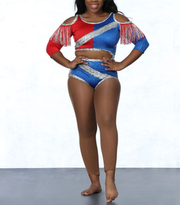Uniformes de cheerleading pour femmes adultes en gros - Qualité supérieure, design personnalisé, logo, vêtements respirants à séchage rapide - Product Image 6