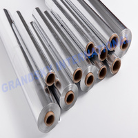 Prix de gros Feuille d'aluminium souple enduite de qualité alimentaire pour usage domestique, largeur 30 cm, pour couvercles de yaourt et emballage de cigarettes, alliage 1050