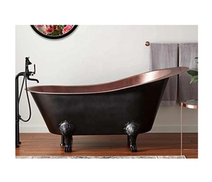 อ่างอาบน้ำทองแดงทรงมาตรวัดขนาดใหญ่ทำด้วยมือรูปทรงใหม่ - Product Image 3