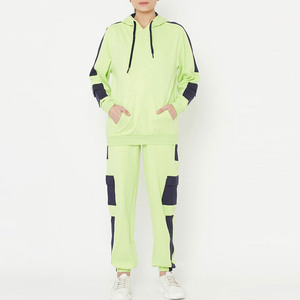 Conjunto Deportivo Premium para Mujer, Invierno, Color Sólido, Uso Diario, Transpirable, Pantalones a Juego, para Gimnasio, Fitness, Running, Entrenamiento - Product Image 1