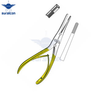Forceps chirurgical TC-Rubin pour tissus et septum, 21 cm / 8-1/2 pouces, avec pointes en carbure de tungstène TC GOLD pour une précision accrue lors des interventions sur les tissus. - Product Image 6