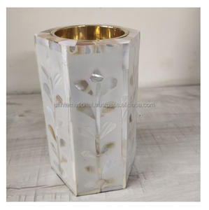 Bougeoir en nacre avec table décorative utilisée dans la maison et les fêtes Bougeoir meilleure vente - Product Image 3