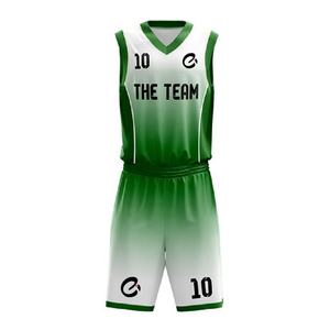 Ensembles d'uniformes de basket-ball personnalisés unisexes pour équipes et clubs, nouveau design, faible MOQ, respirant, 100% polyester, sans manches, logo personnalisé - Product Image 3