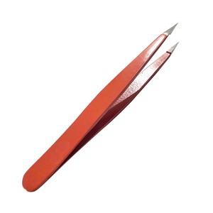 Brucelles à sourcils Usine Vente en gros Pince à sourcils classique 4 styles Pince à épiler noire en acier inoxydable pointue inclinée - Product Image 1