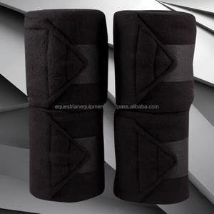 Bandages en polaire de polyester écologiques pour le soin des chevaux avec option de logo personnalisé et emballage personnalisé - Product Image 5