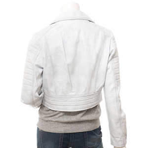 Chaqueta de Cuero para Mujer de Alta Calidad, MOQ Bajo, con Tela Satinada, Teñido Liso, Resistente al Viento y al Agua, Tallas Grandes, Venta Directa de Fábrica - Product Image 2