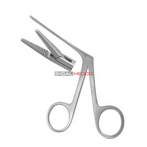 Micro-pince alligator dentée de précision, instrument chirurgical ophtalmique, pince médicale ORL, outil de préhension fine, qualité allemande - Product Image 2