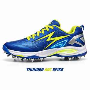 Chaussures de cricket à crampons personnalisées HIT ZONE pour clubs, académies et équipes – Chaussures de sport haut de gamme à crampons métalliques - Product Image 3