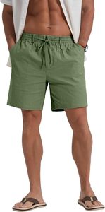 Shorts de sport athlétiques pour hommes, taille haute, avec cordon de serrage, respirants, anti-humidité, écologiques, décontractés, pour la gym et le sport - Product Image 5