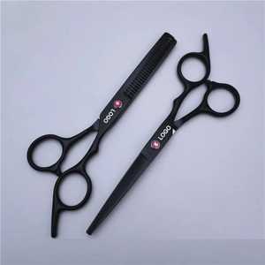 Juego de Tijeras Profesionales de Titanio Violeta, Tijeras de Corte Ligeras de Una Sola Cara, Extra Afiladas, para Peluquería - Product Image 4