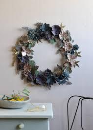 Corona de Flores Preservadas Hecha a Mano, Redonda, Estilo Bohemio, Decorativa, Sin Iluminación - Product Image 5