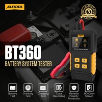 Analyseur de diagnostic de batterie Autool Bt360 12v, testeur de batterie de voiture numérique, testeur de capacité de batterie 12v, testeur de batterie automobile