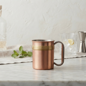 Grossiste exportateur de verres à eau, vaisselle de cuisine polie brillante, tasses en cuivre sur mesure, tasses en cuivre pur - Product Image 1