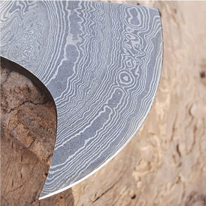 Cabeza de Hacha de Acero de Damasco Artesanal, Diseño Forjado, Acero de Damasco de Alta Resistencia, Acabado con Patrón de Acero de Damasco - Product Image 2