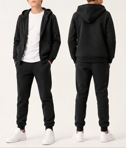 [Ensemble de tenue d'automne pour garçons] Ensemble de tenue d'automne pour garçons, haut à manches longues et pantalon long de style sport décontracté, adapté aux garçons âgés de 8 à 12 ans - Product Image 5