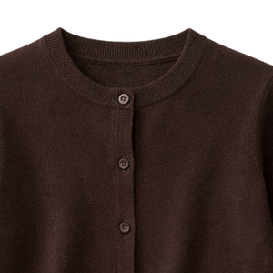 Cárdigan de Lujo de Seda Merino para Mujer, Suéter de Punto Fino con Botones, Tacto Suave, Elegante, Esencial para el Uso Diario - Product Image 6