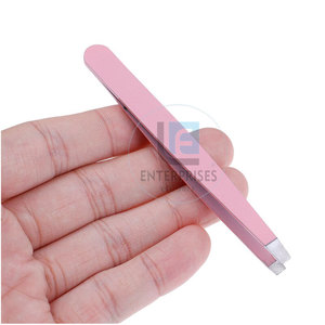 Premium Quality Stainless Steel Eco-Friendly Eyebrow Tweezers with Customized Logo and Low Price - Product Image 3