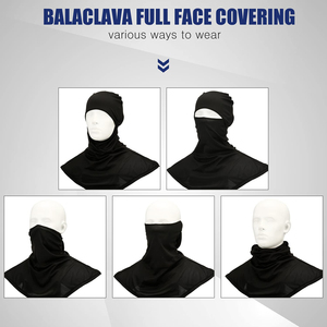 Cagoule longue d'été respirante à design personnalisé pour le cyclisme, protection solaire, couvre-tête, séchage rapide, évacuation de la transpiration - Product Image 5