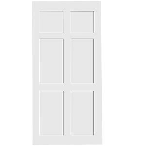 Pazy ELF 24 \ "X 80 \" vera lastra porta porta adescata moderna a sei pannelli fai da te porta Anti-deformazione a prova di acqua - Product Image 1