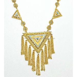 Conjunto de joyería de inspiración árabe más vendido Impresionante nuevo diseño Precioso collar de piedra Estilo atemporal Conjuntos de joyería de moda elegante - Product Image 5