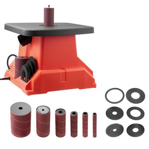 Levigatrice a mandrino oscillante da banco 2400 RPM per lavorazione del legno, con 6 mandrini (da 1/2 a 3 pollici), corsa da 5/8 di pollice, dimensioni 15,4 x 16,3 pollici - Product Image 1