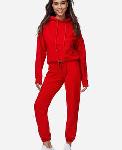 Tall Girl Men Waffle Knit Printed <b>Maternity</b> Custom Logo Autumn Cotton Tracksuits Set <b>Hoodie</b> Sweatsuits - Product Image 6