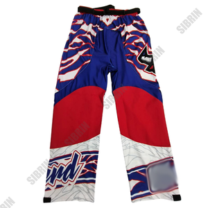 กางเกงฮอกกี้อินไลน์พิมพ์ลายตามสั่ง Sibrin ผ้าโพลีเอสเตอร์ตาข่ายเสริมแผ่นกันกระแทก Cordura ระบายความชื้นได้ดี - Product Image 2