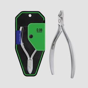 Coupe-ongles professionnel Morje en acier inoxydable, 6 mm, à mâchoires plates, lame droite, pointe acérée, pour usage adulte, ongles épais - Product Image 1