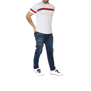 Camiseta de Manga Corta 100% Algodón Lavado con Logotipo Personalizado, Estilo Hip Hop, Tejido de Punto, Tallas Grandes para Hombre - Product Image 5