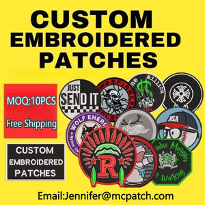 Patch brodé personnalisé, patchs thermocollants, logo d'équipe, groupe, patch personnalisé DIY, patch fusible, patch auto-agrippant - Product Image 3
