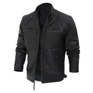 Veste bomber en cuir coupe-vent pour homme, nouvelle mode, très vendue - Product Image 3