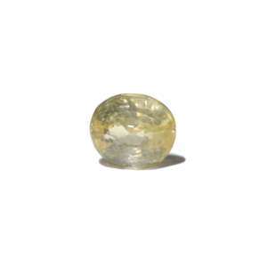 Natural Yellow Sapphire 5.05 Carat Oval Cut Loose Gemstone for Fine Jewelry - Product Image 1