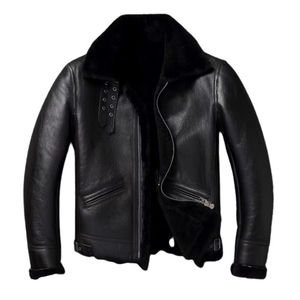 OEM Custom Design <b>Winter</b> PU Leather <b>Jacket</b> <b>Men</b> Warm Multi-pocket Leather Coat Outwear Leather <b>Jackets</b> Breathable With OEM - Product Image 1