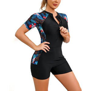 ชุดว่ายน้ำวันพีซสำหรับผู้หญิง ผ้าระบายอากาศได้ดี ราคาประหยัด มีโลโก้ด้านหน้า - Product Image 6