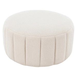 Modern Living Room Pouf Ottoman Stool Velvet Bench Pouf Ottoman Luxury Space Saving Living Room Furniture - Product Image 3