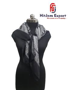 High Quality Luxury Printed Long <b>Scarf</b> Soft Fabric Head <b>Scarf</b> Custom Logo White Label OEM ODM Fabric Product Manufacturer - Product Image 2