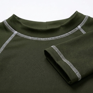 Custom <b>Compression</b> Sports <b>Shirt</b> Long Sleeve <b>Mens</b> Athletic Base Layer Breathable Stretch Fitness Workout Apparel - Product Image 5