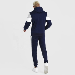 Ensemble de survêtement décontracté avec sweat à capuche et pantalon de jogging zippé - Product Image 2